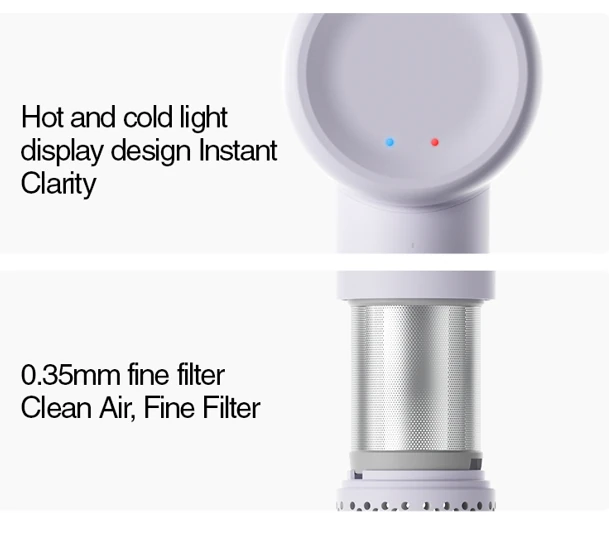 (image for) COSHARE HD20E 1300W Hair Dryer 110,000 RPM 600 Million/cm³ Negative Ions Mini Hair Dryer High-Speed Drying